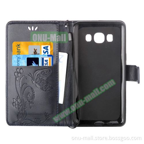 Flower Wallet Flip Cover For Samsung Galaxy J5 2016, Case Cover For Samsung Galaxy J5 Back Cover 2016
